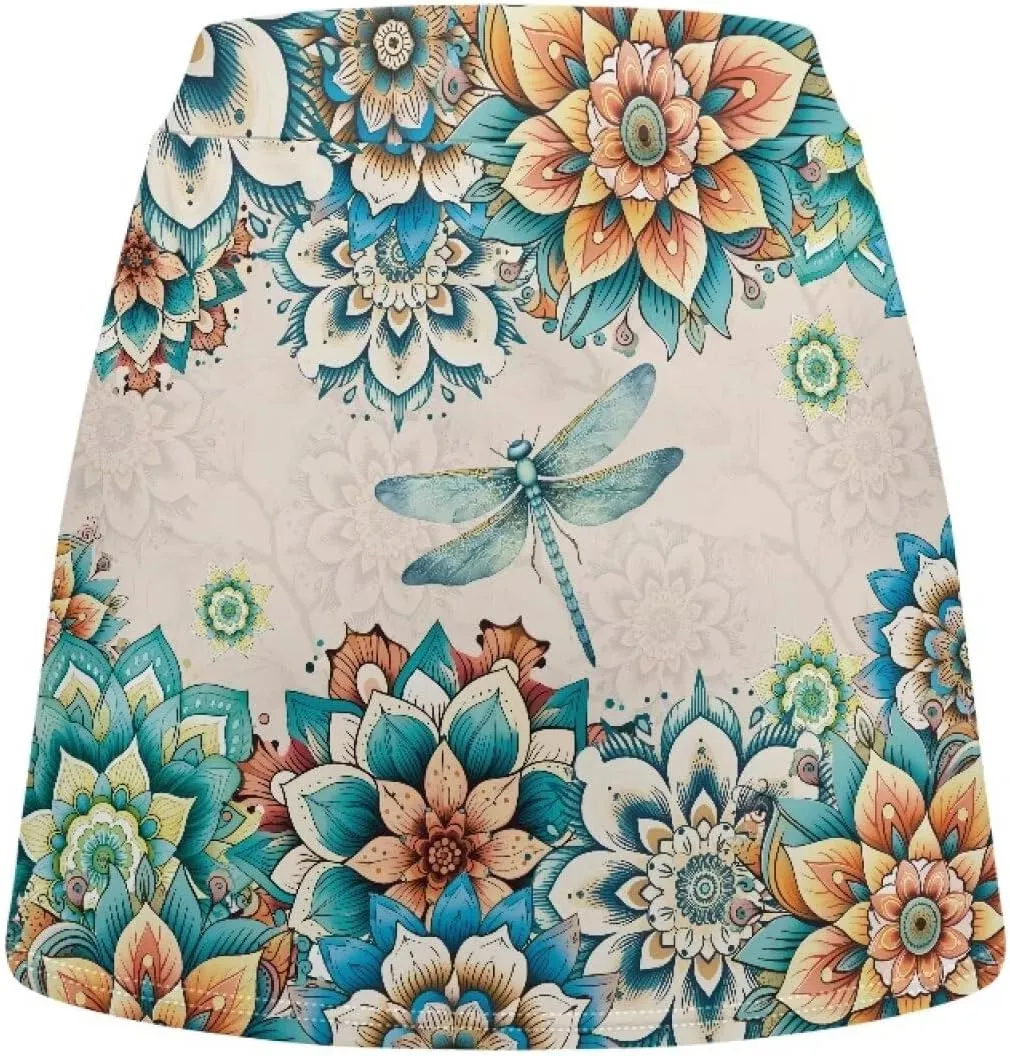 Women's Skorts Skirts High Waisted Summer Going Out Y2K Bodycon A Line Skirt with Shorts Underneath
