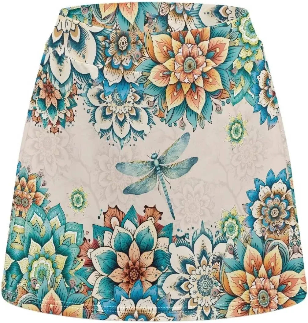 Women's Skorts Skirts High Waisted Summer Going Out Y2K Bodycon A Line Skirt with Shorts Underneath