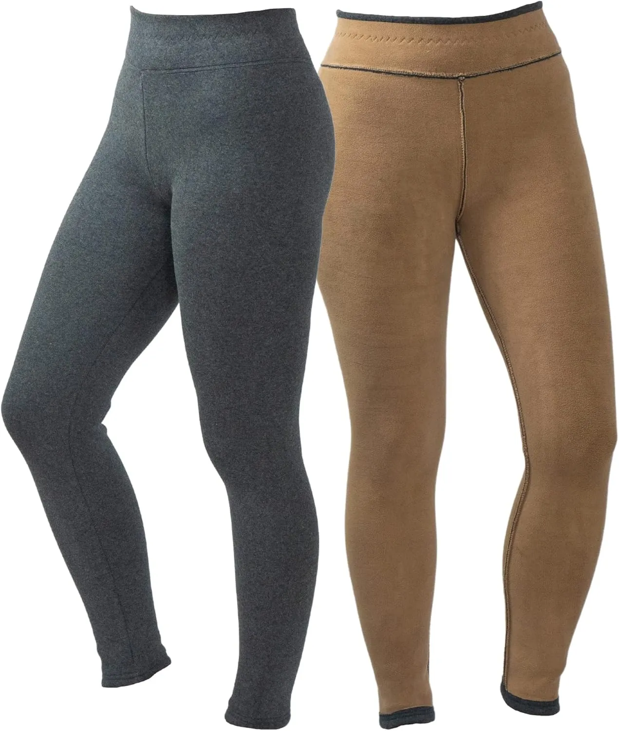 Women's Warm Winter Leggings Cotton Fleece Lined Thermal Pants ONE Legging High-Rise