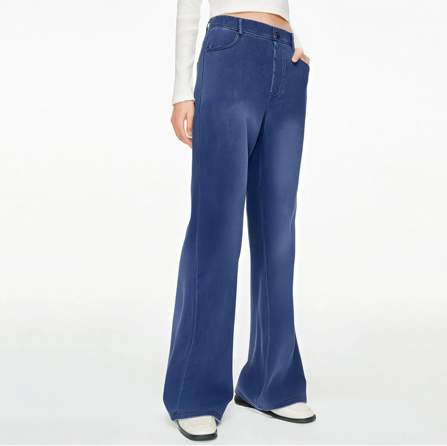 Womens Wide Leg Jeans High Waist Baggy Jeans Casual Loose Boyfriend Jeans Denim Pants Y2K Outfits