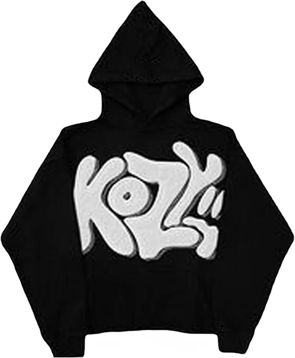 Y2k Hoodie Women Men Pink Spider Puff Letter Print Zip Up Hoodie Pullover Sweatshirt Oversized Grunge Star Jacket