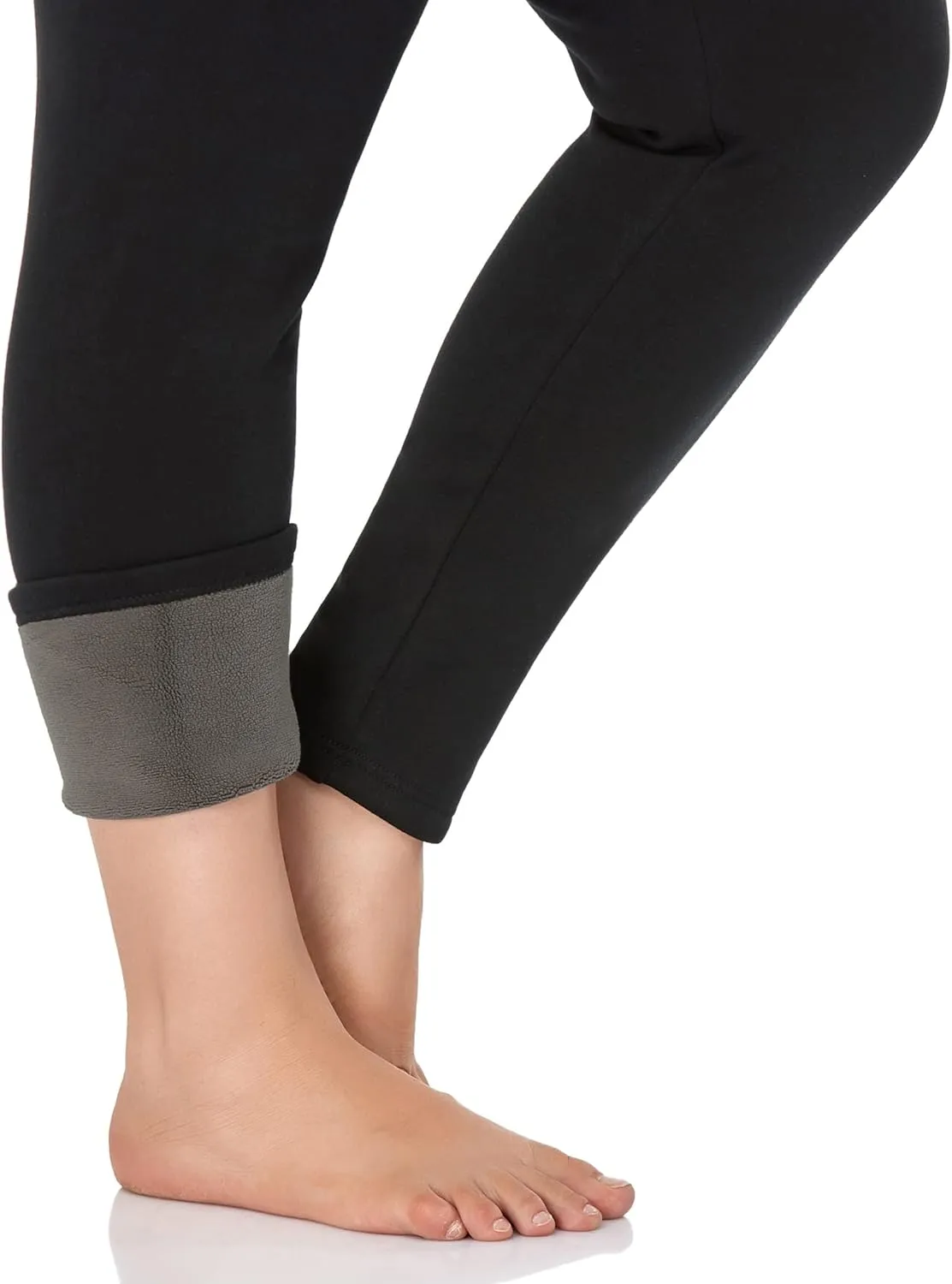 ZERDOCEAN Women's Plus Size Fleece Lined Leggings Winter Warm Thermal Yoga Workout Pants